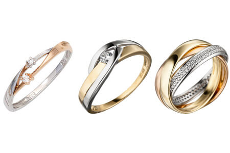 Verschiedene Partnerring-Modelle