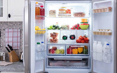 gefüllter Kühlschrank