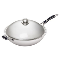Edelstahl-Wok