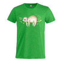 Kinder-T-Shirt Faultier