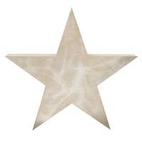 Massiver Holzstern