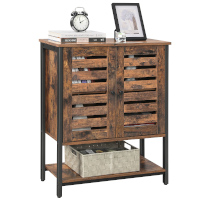 Kommode aus Holz & Metall