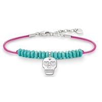 Thomas Sabo Charm Totenkopf mit imitiertem Türkis