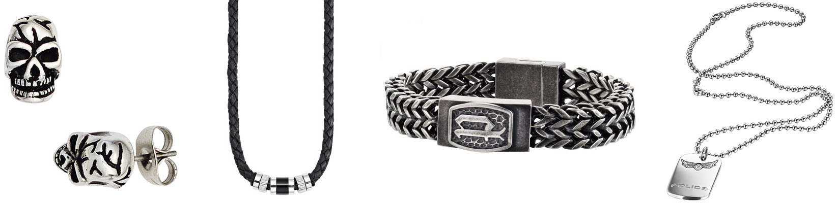 Edelstahlschmuck für Herren
