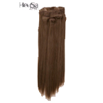 Braune Clip In Extensions