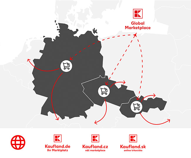 Map of Kaufland Global Marketplace