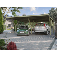 Freistehender Doppelcarport