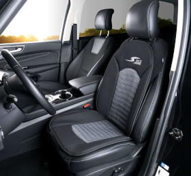 Sitzbezüge Auto für Mazda CX-7 (2007-2012) - Vordersitze Autositzbezüge Set  Universal Schonbezüge - Auto-Dekor - Elegance 1+1 - P-1 P-1