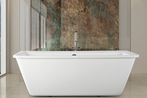 Freistehende Badewanne eckig