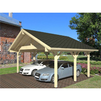 Satteldach-Carport