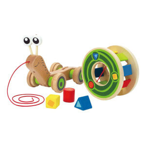 Hape Push & Pull Nachzieh-Schnecke