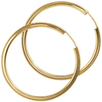 Creolen Gelbgold Ohrringe Gold
