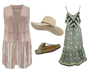 Stylishe Weste Boho