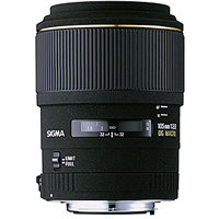 SIGMA 105 mm F 2,8 EX DG Marko-Objektive