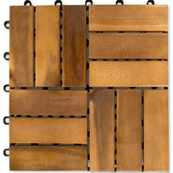 Holzfliesen