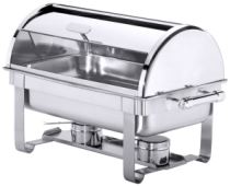 Chafing-Dish mit Roll-Top-Deckel