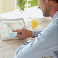 Routenplanung mit dem Tablet
