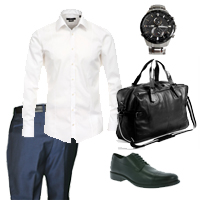Seriöses Business-Outfit