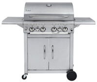 Gasgrill aus Edelstahl