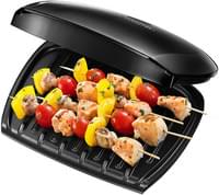 Kontaktgrill mit Grillspießen