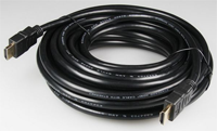 Aufgerolltes HDMI-Kabel