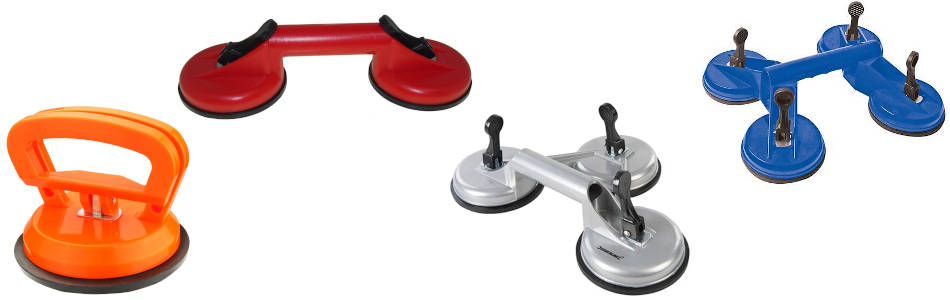 Verschiedene Saugheber-Modelle