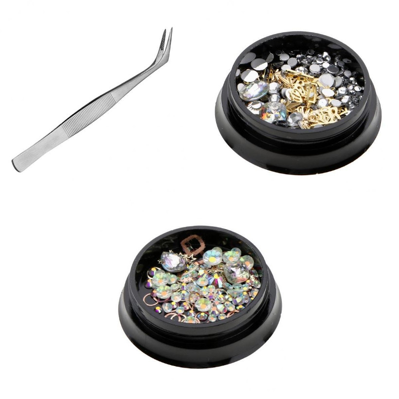 Glitzerpartikel Nageldesign