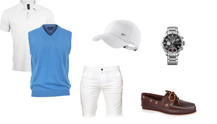 Sport-Outfit mit Pullunder
