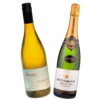 Chardonnay als Sekt und Wein