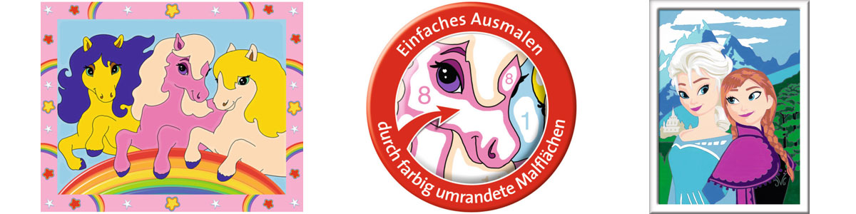 Leichte Zahlenmalerei Motive