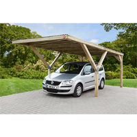 Flachdach-Carport
