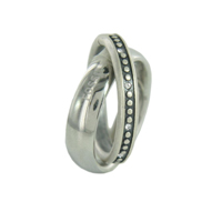 Fossil Doppelring