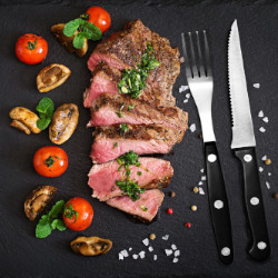 Steakmesser mit Wellenschliff