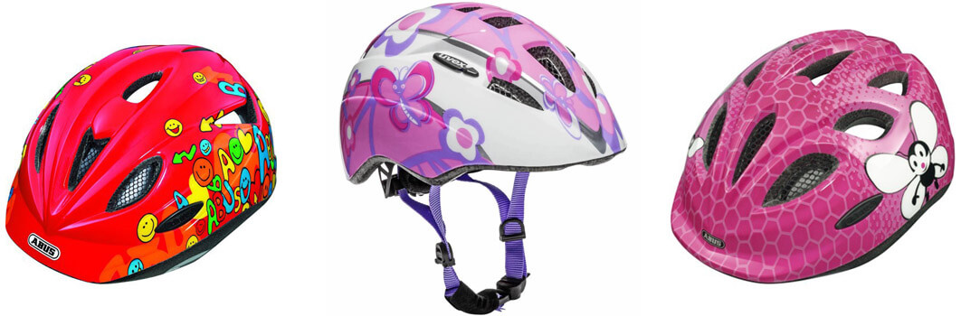 Mädchen Fahrradhelme