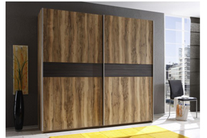 Kleiderschrank Nussbaum Schwarz