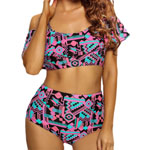 Bunte High Waist Bikinis