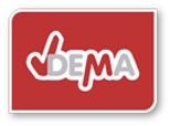 Logo značky DEMA