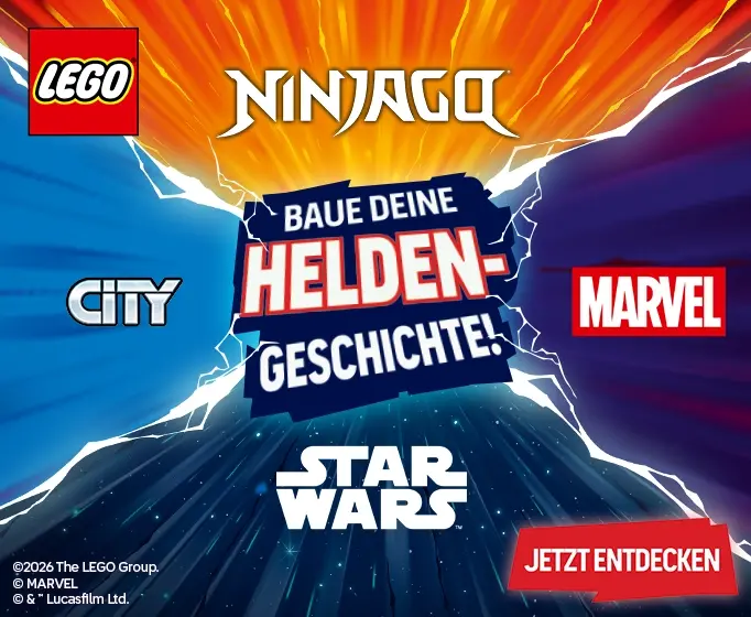 Baue deine Heldengeschichte. Jetzt entdecken.