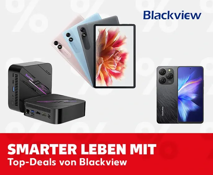 Blackview. Smarter Leben mit Top-Deals von Black View. Jetzt entdecken