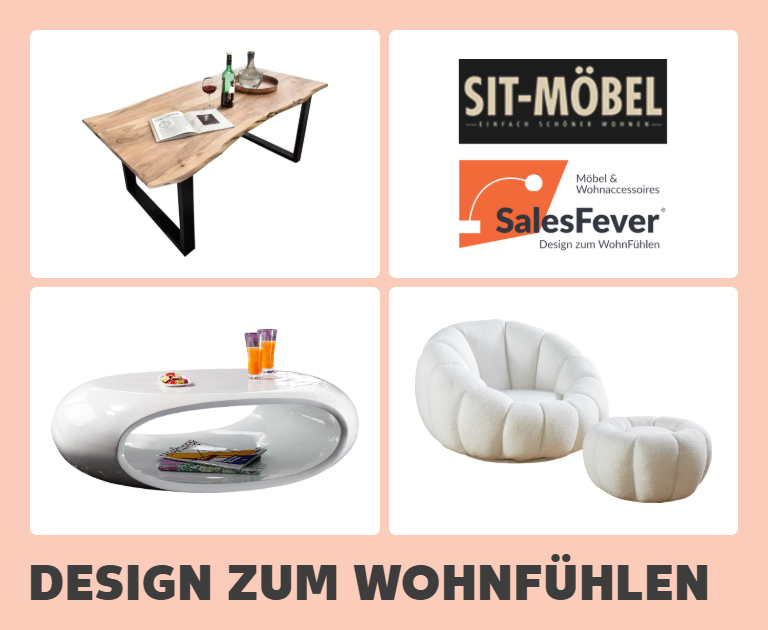 Design zum WohnFühlen. Jetzt entdecken