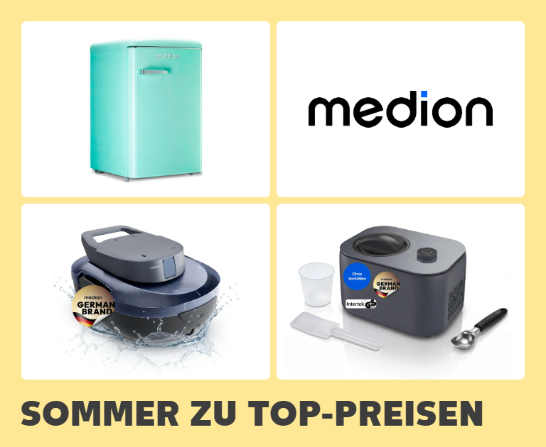 Sommer zu top Preisen. Medion. Jetzt entdecken