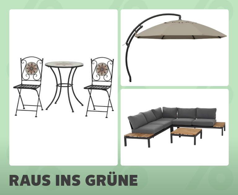 Raus ins Grüne. Jetzt entdecken