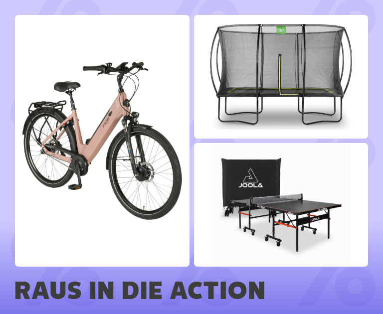 Raus in die Action. Jetzt entdecken