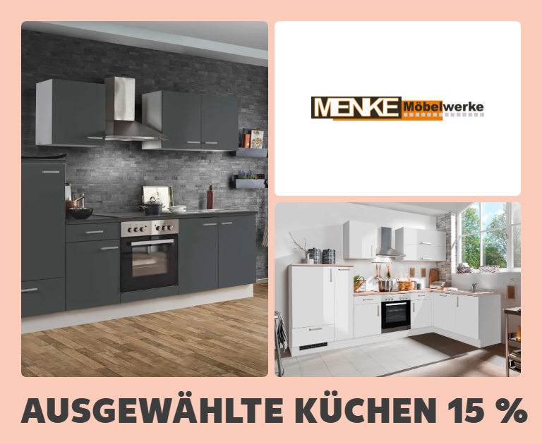 15% auf ausgewählte Menke Küchen. Jetzt entdecken