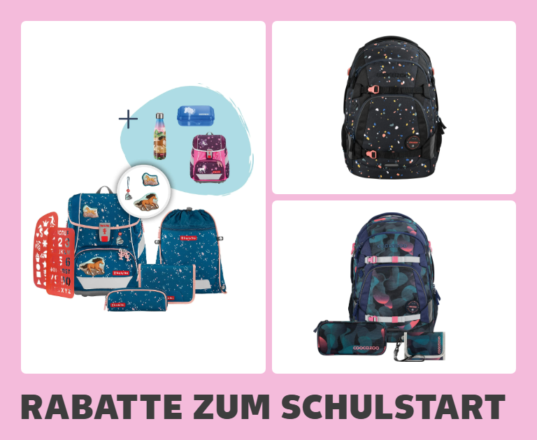 Satte Rabatte zum Schulstart. Jetzt entdecken