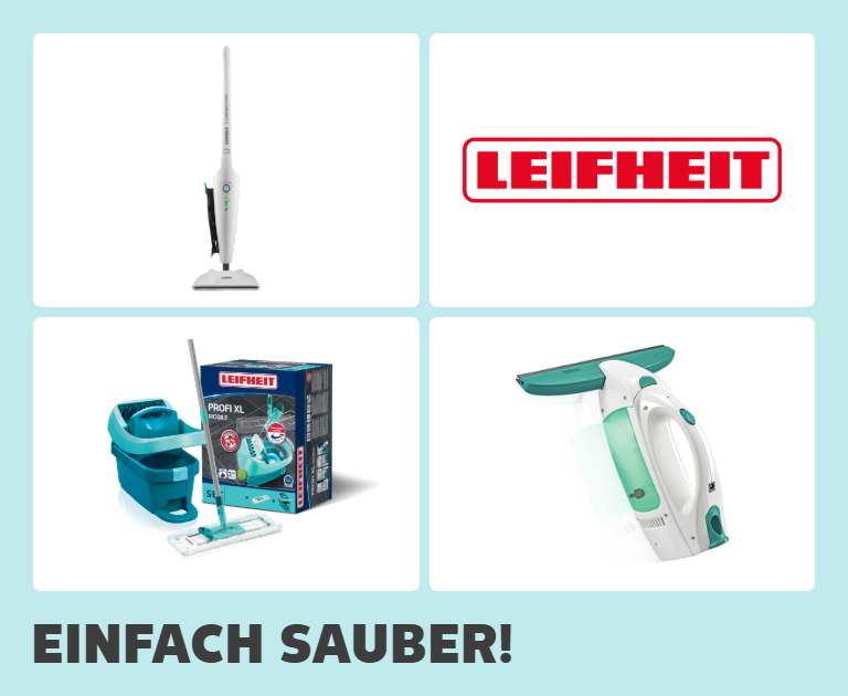 Einfach sauber! Leifheit