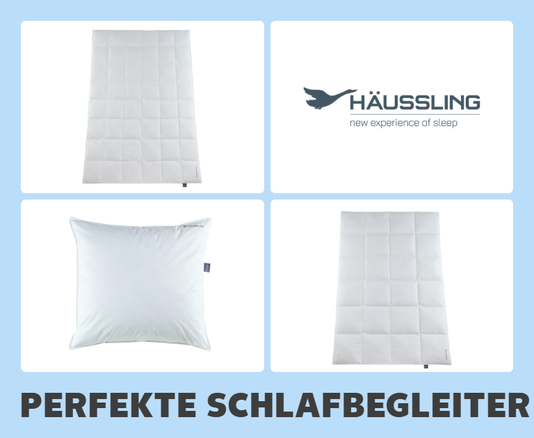 Perfekte Schlafbegleiter. Häussling
