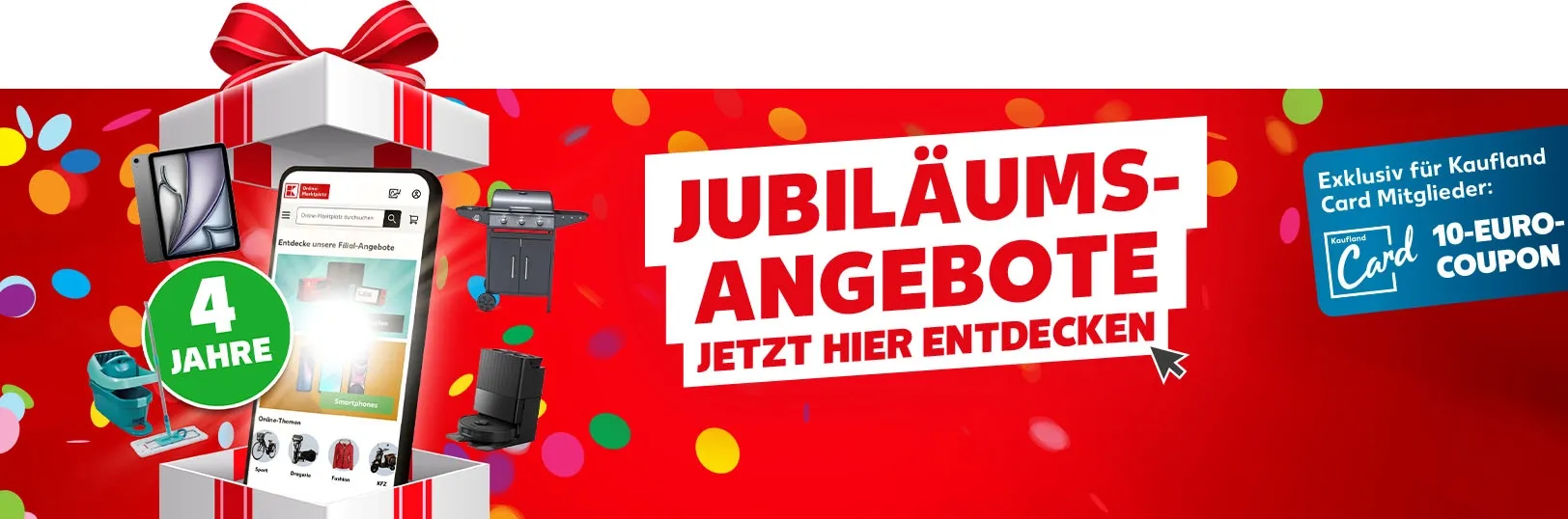 4 Jahre Jubiläumsangebote jetzt hier entdecken