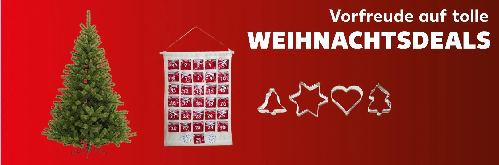Vorfreude auf tolle Weihnachtsdeals. Deals sichern