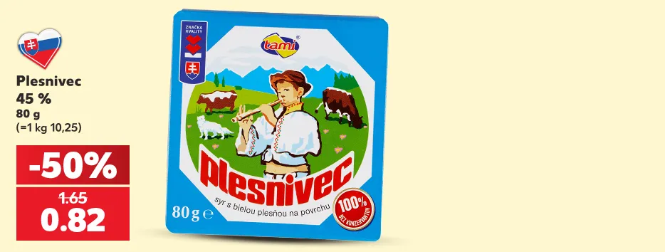 Plesnivec 45 %, 80 g, 0.82 €